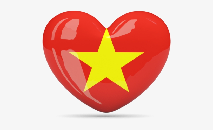 Flag Icon, North Vietnam, Png Format, Flags, National - Hong Kong Flag Heart, transparent png