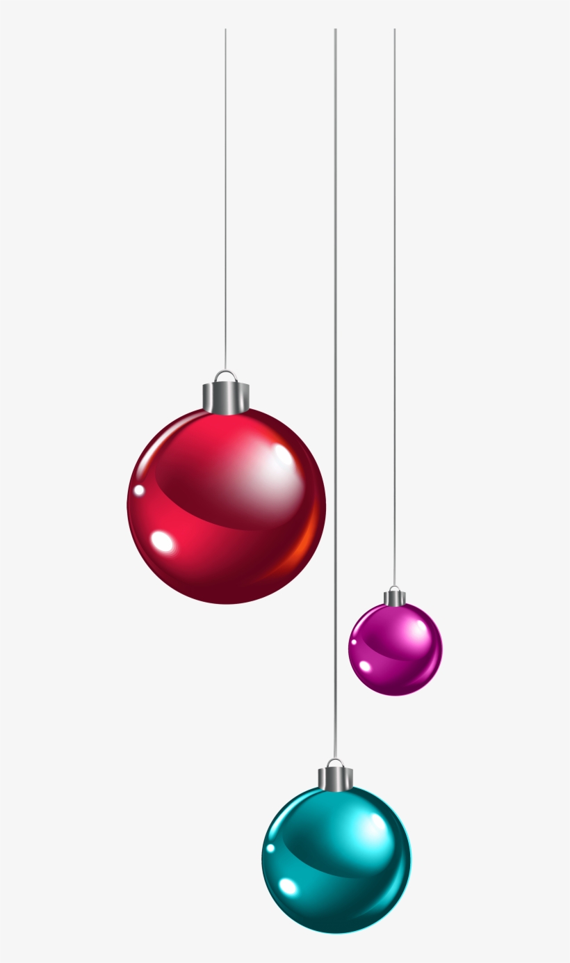 Free Png Hanging Christmas Balls Png Images Transparent - Clip Art, transparent png