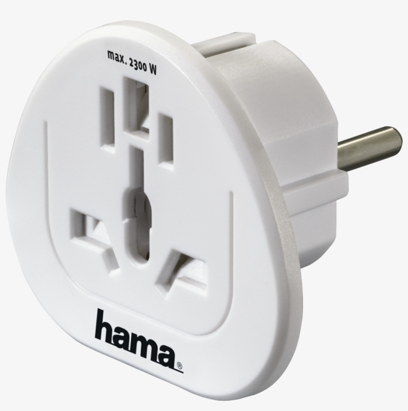 "universal" Travel Plug/adapter On German Plug With Hama Universal