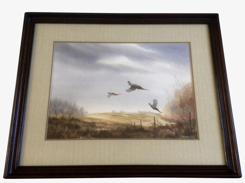 R J Nelson, Watercolor Painting, Ducks Unlimited, Ring - Watercolor Painting, transparent png
