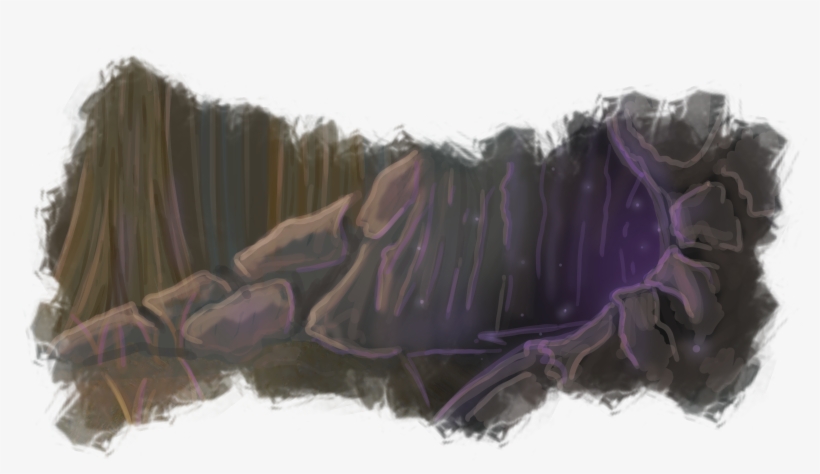 Image Library Library The Amethyst Cave Even In Depths - Drawing, transparent png