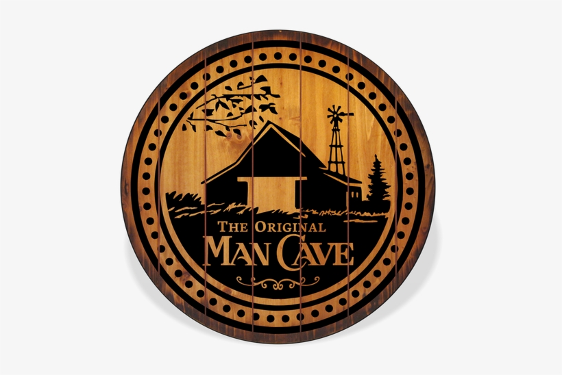 Original Man Cave Barrel Top Sign - Seal Of Oklahoma City Hd, transparent png