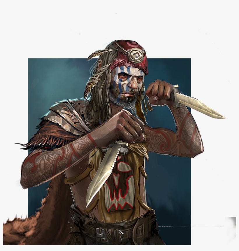 Savage Warrior, transparent png