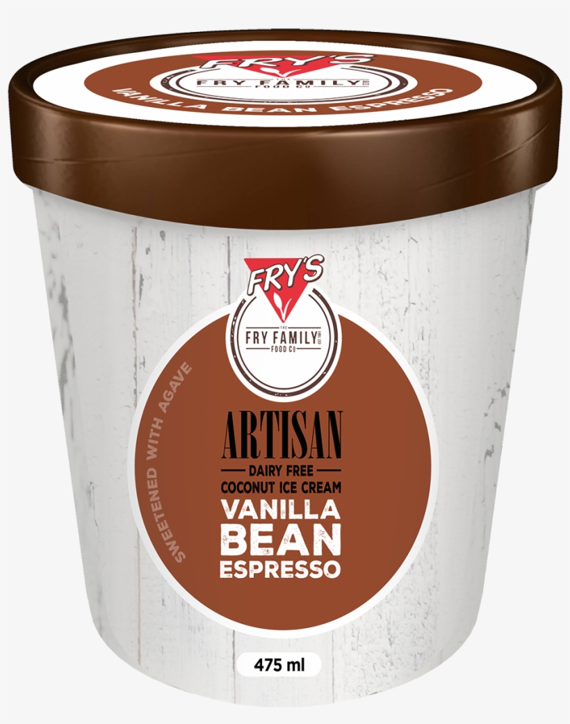 Fry's Fry's Salted Caramel Dairy Free Ice Cream, transparent png