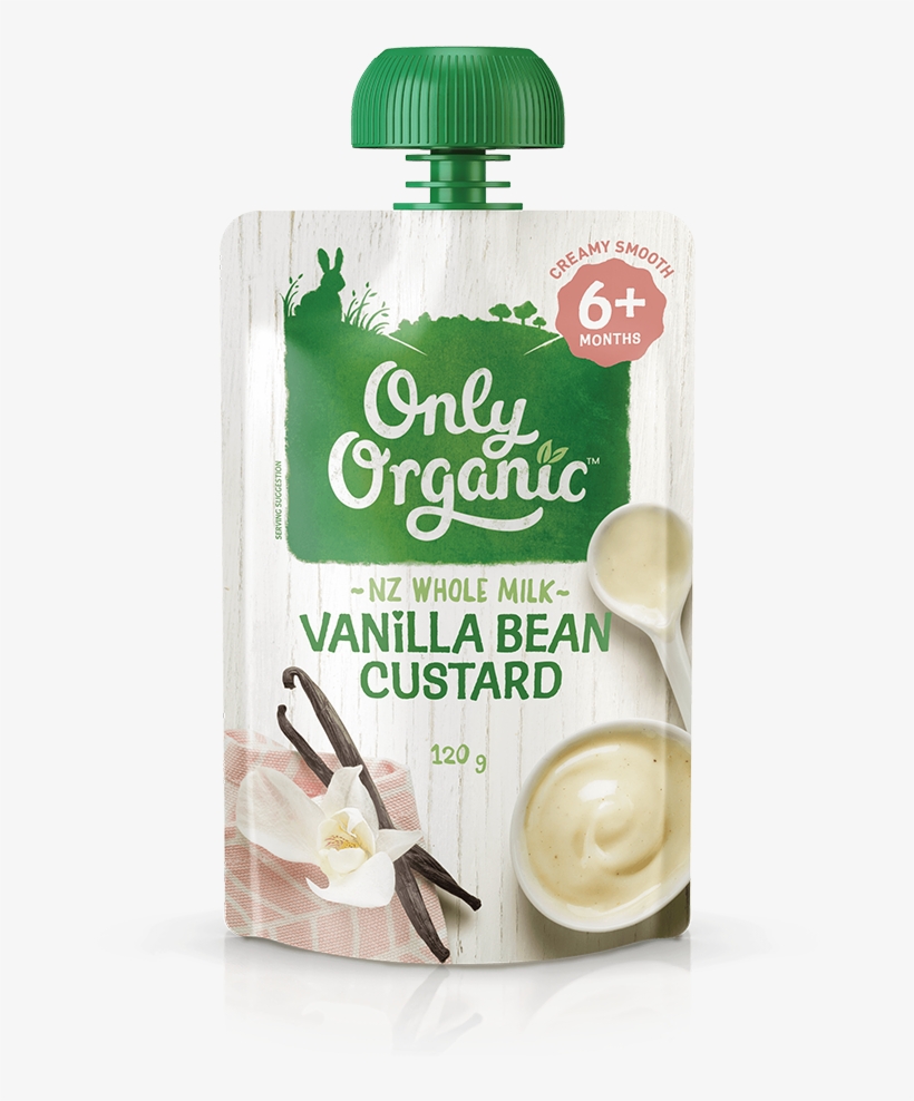 Only Organic Vanilla Bean Custard, transparent png