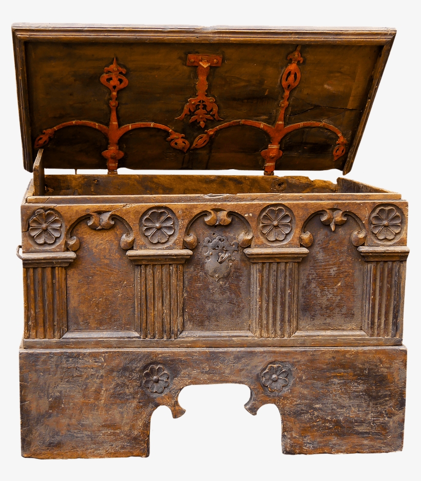 Chest Medieval - Middle Ages, transparent png