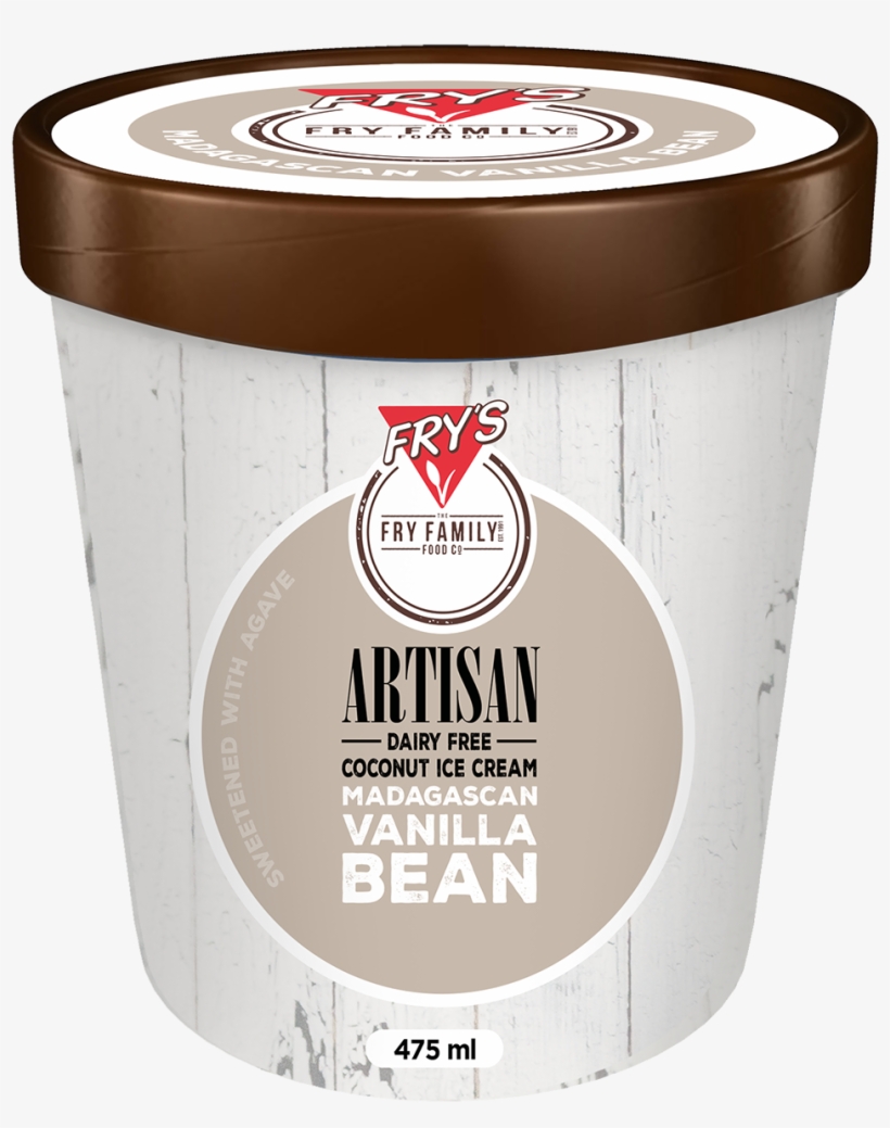 Fry's Fry's Salted Caramel Dairy Free Ice Cream, transparent png