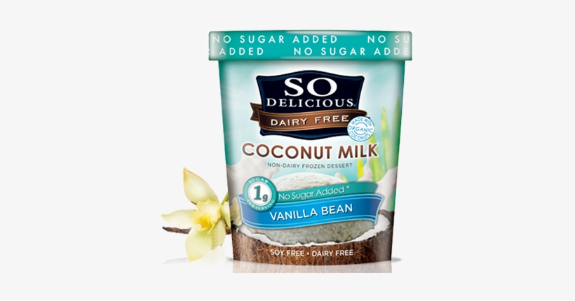 Coco Ice Nsa Vanilla Bean - So Delicious Coconut Ice Cream Vanilla Bean, transparent png