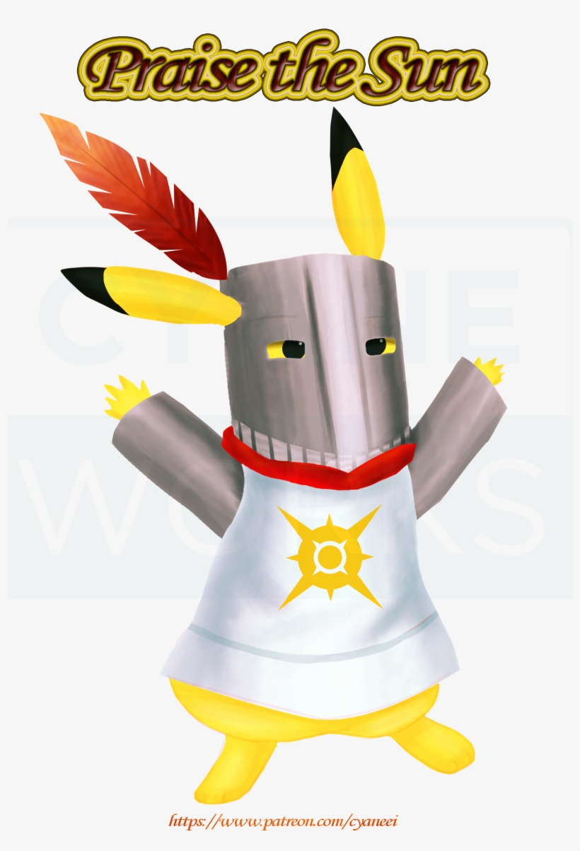 Https - /fwwwpatreon - Com/cyaneei - Praise The Sun Pikachu, transparent png