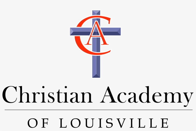 Louisville Stacked Black Text - Christian Academy Louisville High School Logo, transparent png