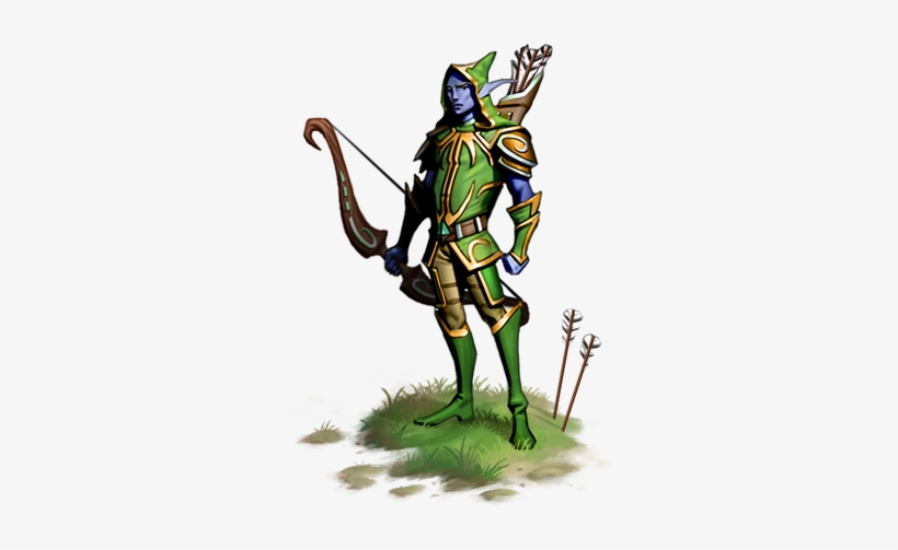 Elves Archer, transparent png