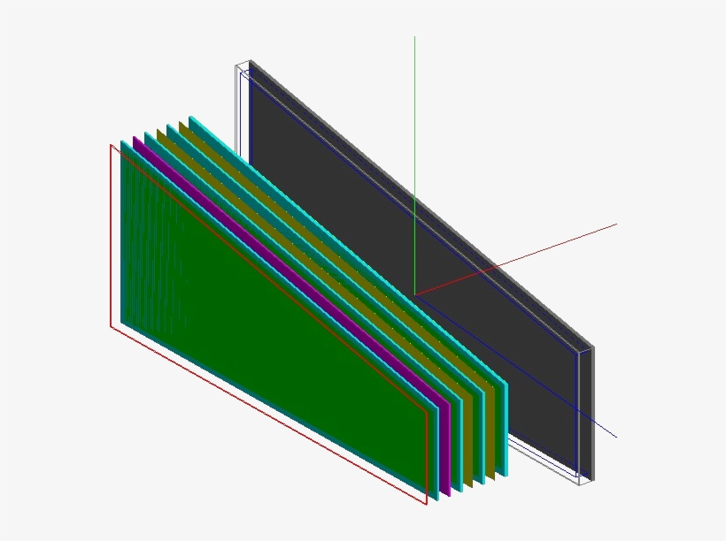 Triple Gem Detector - Diagram, transparent png