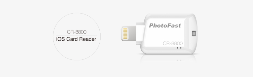 Photofast Cr8800w Ios Card Reader - Photofast Cr-8800 Card Reader - External - Apple Ios, transparent png