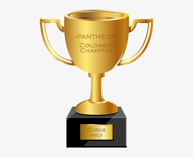 We Have A New Colossus Champion - Trophy Cup Clip Art, transparent png
