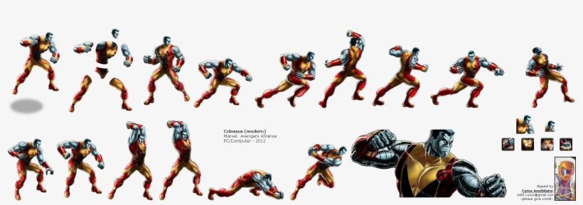 Click To View Full Size - Avengers Alliance Colossus, transparent png