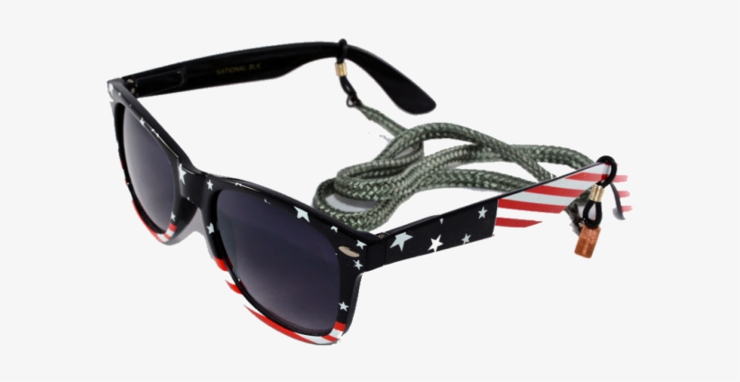 Heart Shaped Sunglasses Heavendropt - Heavendropt Patriotic Sunglasses And Lanyard (honoring, transparent png
