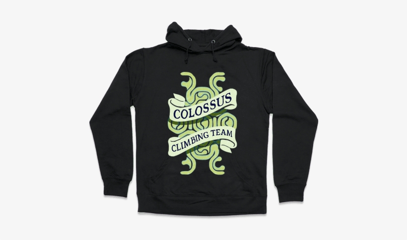 Colossus Climbing Team Hooded Sweatshirt - Slytherin Hoodie, transparent png