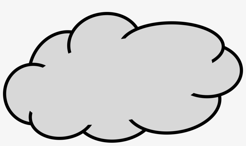 Png Image - Grey Cloud Clipart, transparent png