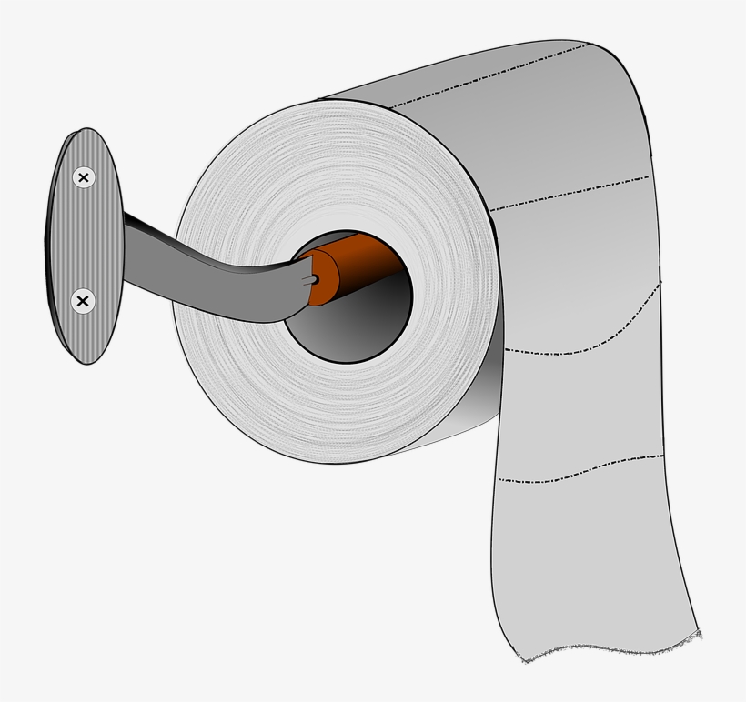 Toilet Paper, Clip Art, Toilet Roll - Toilet Paper, transparent png