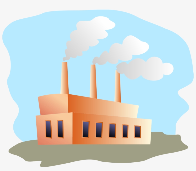 File - Factory 1b - Svg - Factory Illustration Png, transparent png