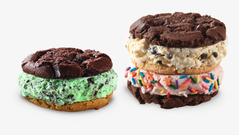 Build Your Ultimate Warm Cookie Ice Cream Sandwich Baskin Robbins Cookie Sandwich 774x382 Png Download Pngkit