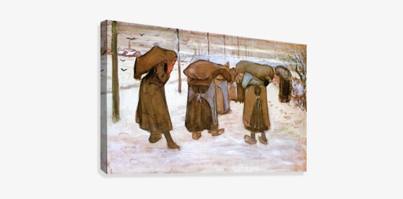 Coal Bearing Women By Van Gogh Canvas Print - Poster: Vincent Van Gogh Coal Bearing Women Art Print, transparent png