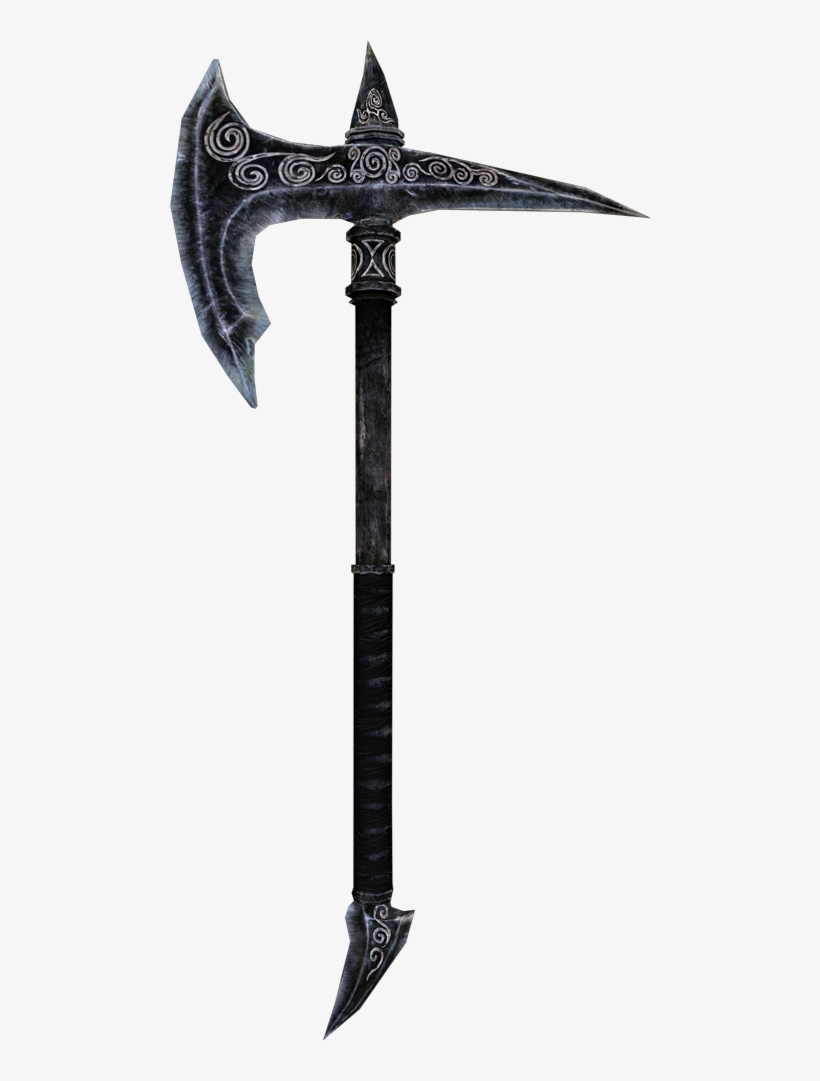 Drawn Axe Skyrim One Handed - The Elder Scrolls V: Skyrim, transparent png