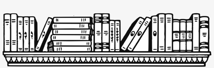 Bookcase Shelf Furniture Cupboard - Bookshelf Black And White, transparent png