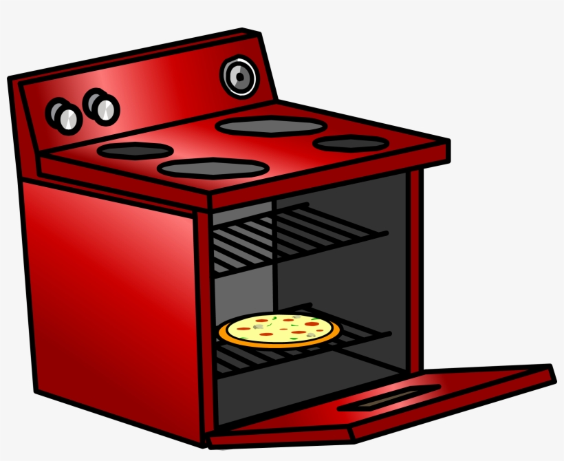 Shiny Red Stove Sprite 030 - Kitchen Stove, transparent png