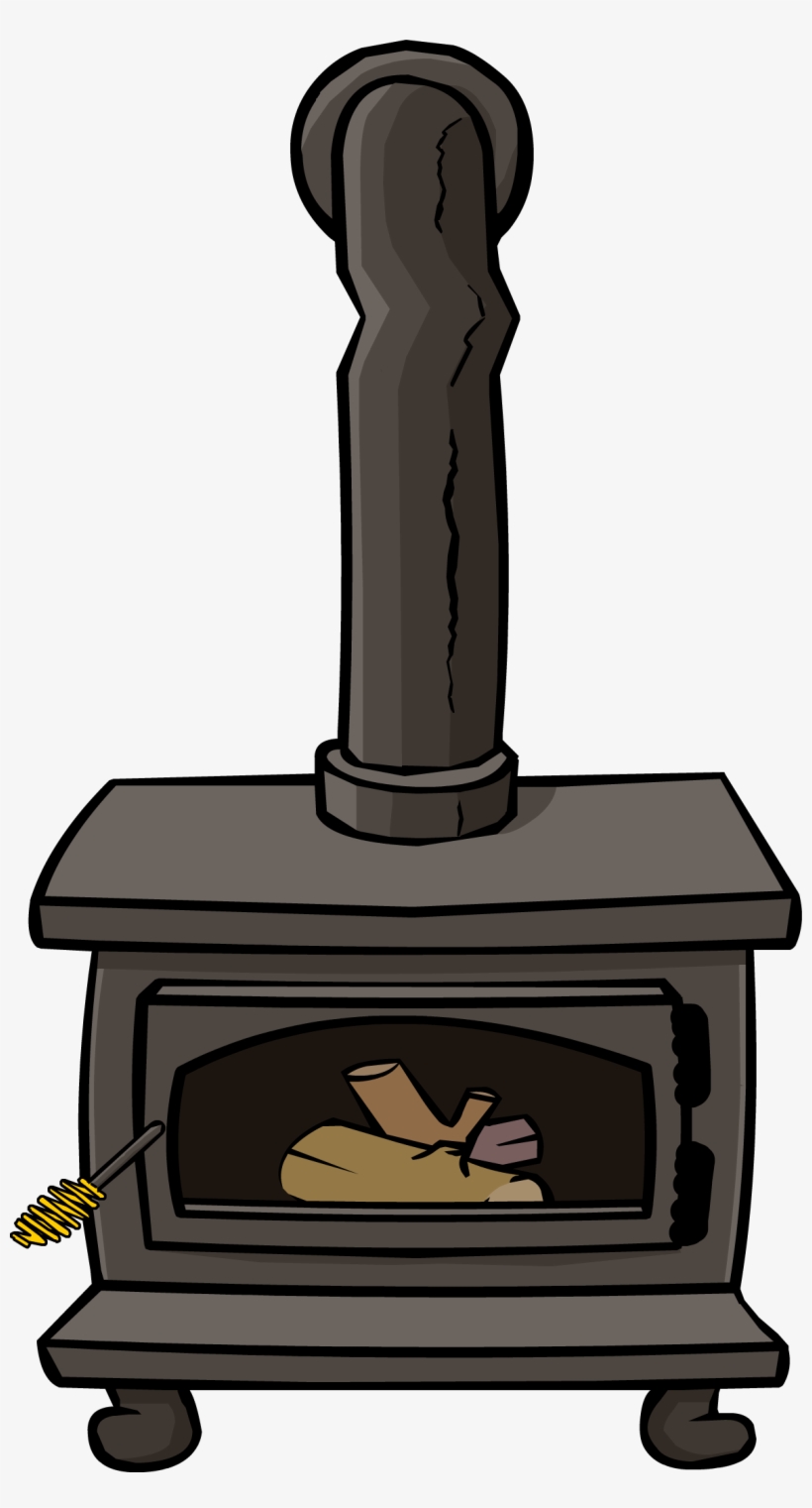 Wood Stove - Png - Wood Burning Stove Cartoon, transparent png