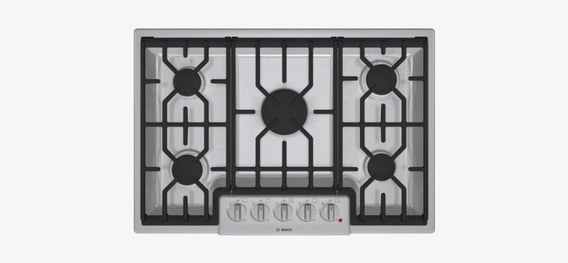30" Gas Cooktop 800 Series - Bosch 800 Series 30-inch Gas Cooktop (stainless Steel), transparent png