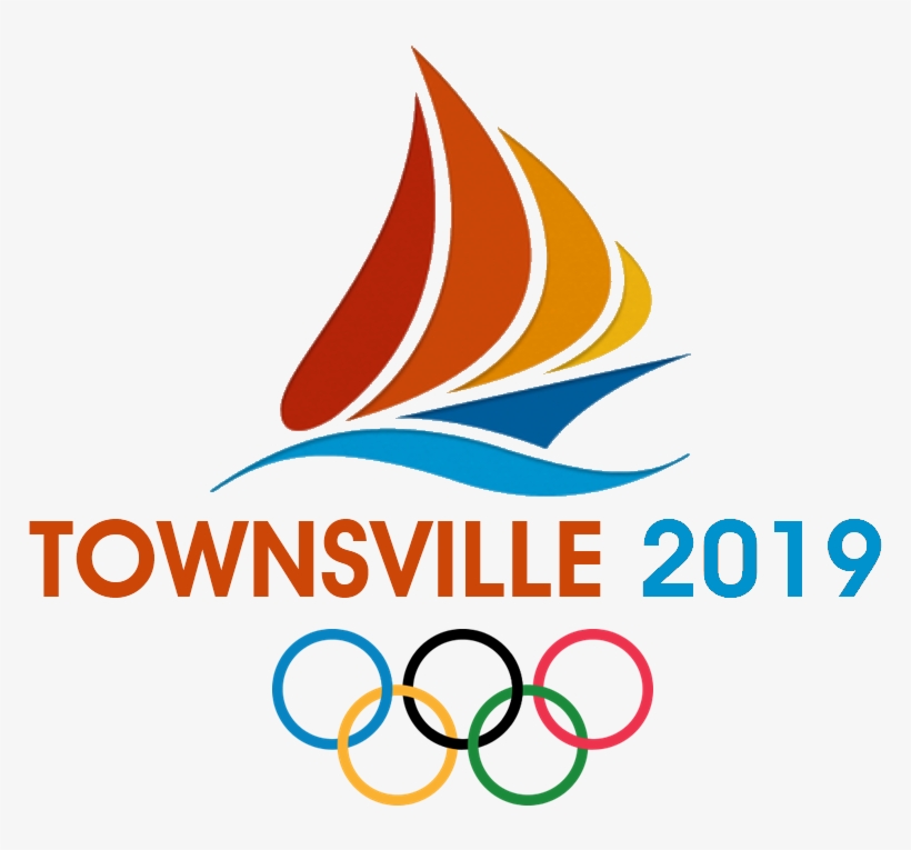 Townsville 2019 Olympics Logo Official - Ice Hockey 2018 Olympics, transparent png