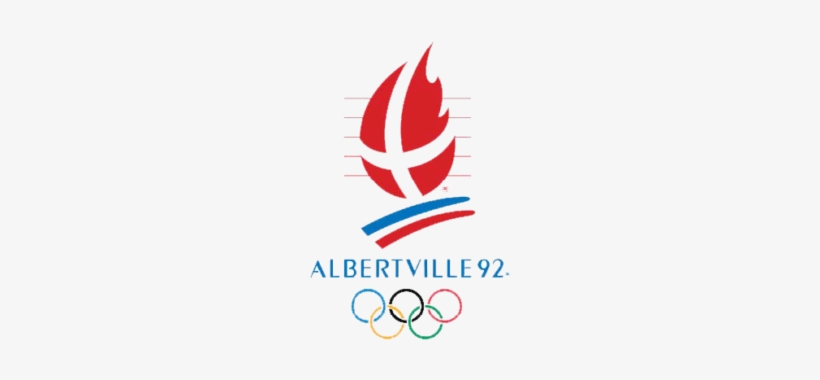 1992 Albertville Winter Olympics Logo - Olympic Rings, transparent png