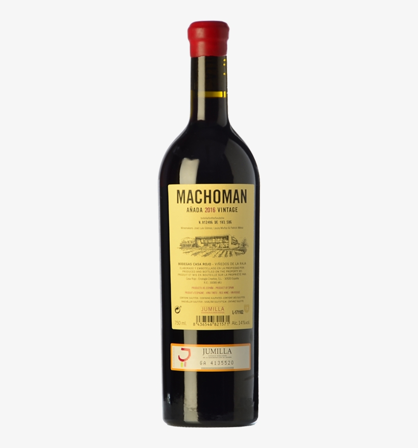 Macho Man Monastrell - Wine Bottle, transparent png