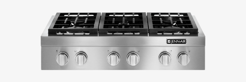 Jenn-air Jgcp436wp - Jennair Jgcp436wp 36" Pro-style Gas Range Top, transparent png