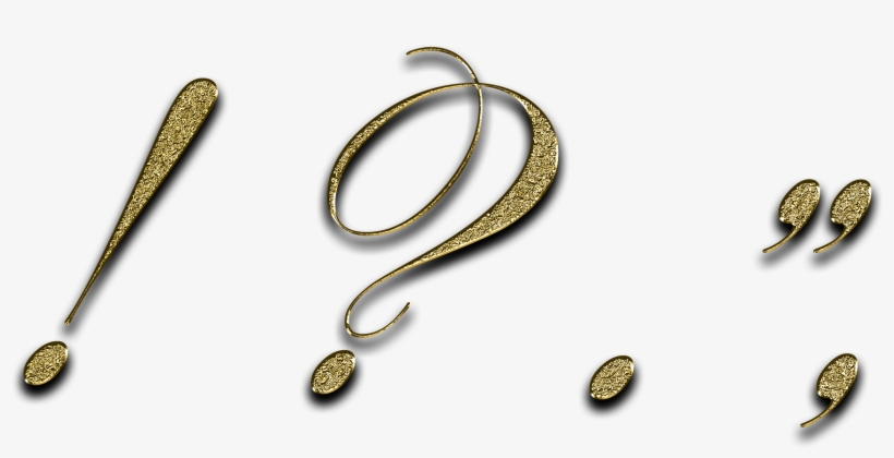 Comma Rules - Italics Exclamation Mark, transparent png