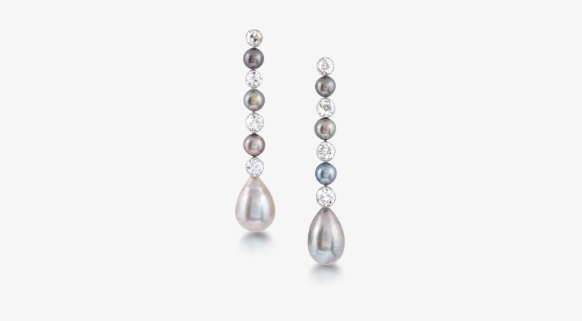 Sym5200114 Ase Natural Pearls Diamond Earrings, transparent png