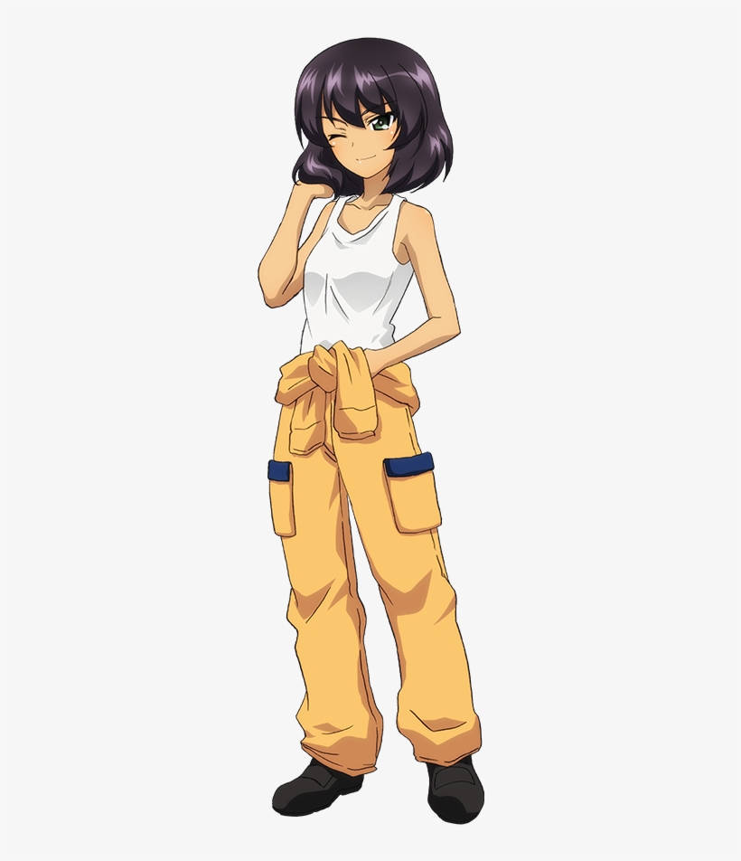 Hoshinoofficial - ガールズ&パンツァー 劇場版 フルパネルtシャツ ホシノ, transparent png