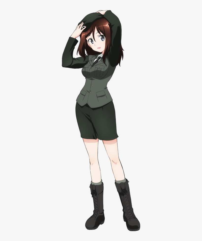 Megumiofficial - Girls Und Panzer Megumi, transparent png