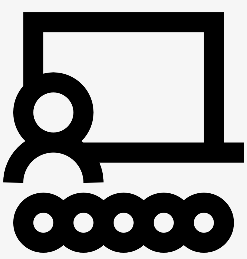 This Icon Represents A Classroom And Shows A Teacher - Classroom+ Icon, transparent png