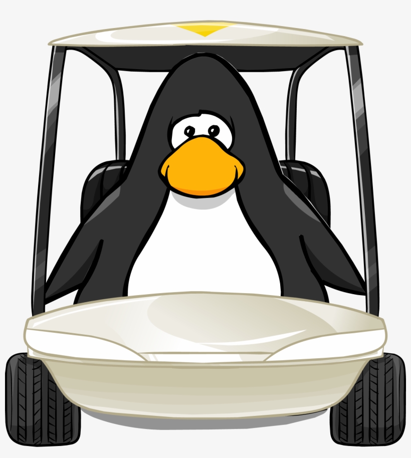 Golf Cart From Player Card - Golf Cart Club Penguin, transparent png