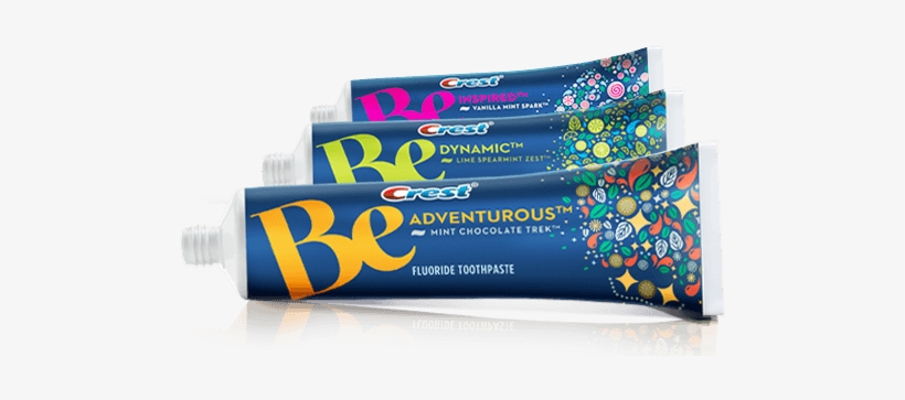 The Concept Of The New Crest Be Adventurous Chocolate - Crest Be Toothpaste, Fluoride, Dynamic, Lime Spearmint, transparent png