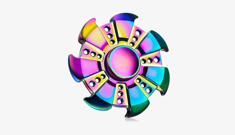 Rainbow Fidget Spinner Png Image - Fidget Spinner Time Killer, transparent png