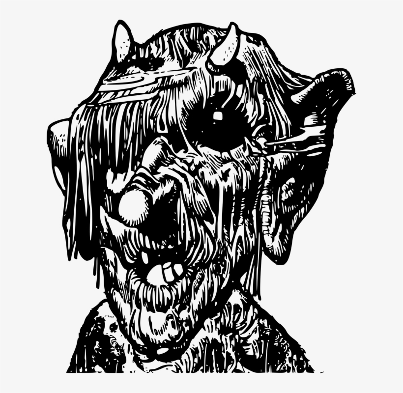 Beast, Devil, Evil, Face, Game Asset Call, Hairy - Monster Face Png, transparent png