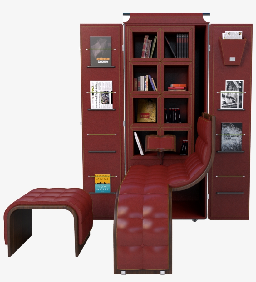 Bookshelf Trunk By Maltier Le Malletier - Maltier Le Malletier, transparent png