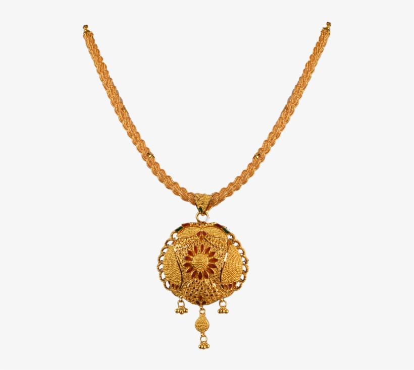 Calcutta Design Gold Necklace, transparent png