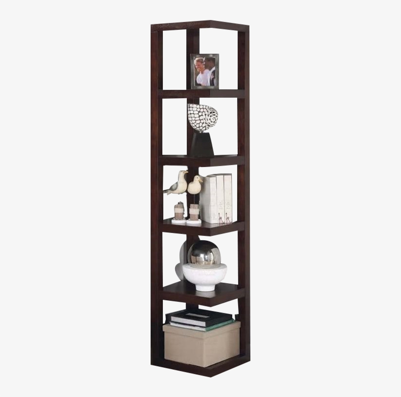 Coaster Corner Bookcase In Cappuccino - Coaster Contemporary Bookcase Cappuccino, transparent png