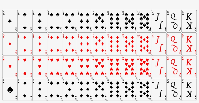 Open - Full Deck Playing Cards, transparent png