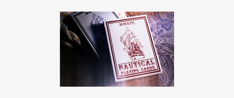 Nautical Playing Cards By House Of Playing Cards - Nautical Playing Cards Red By House Of Playing Cards, transparent png
