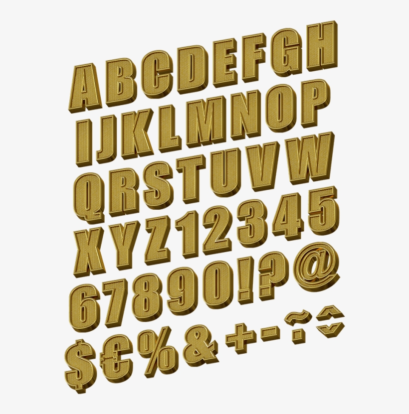 Have Life Of Luxury With 3d Typeface - Openclipart, transparent png